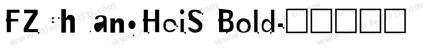 FZChuangHeiS Bold字体转换